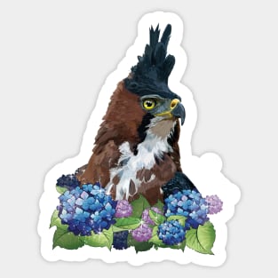 crested eagle Sticker